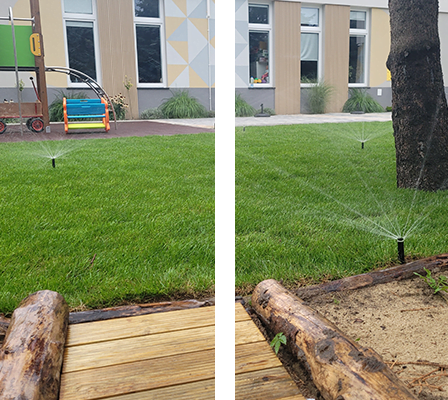 System Nawadniania ogrodu w przedszkolu w Tarnowie