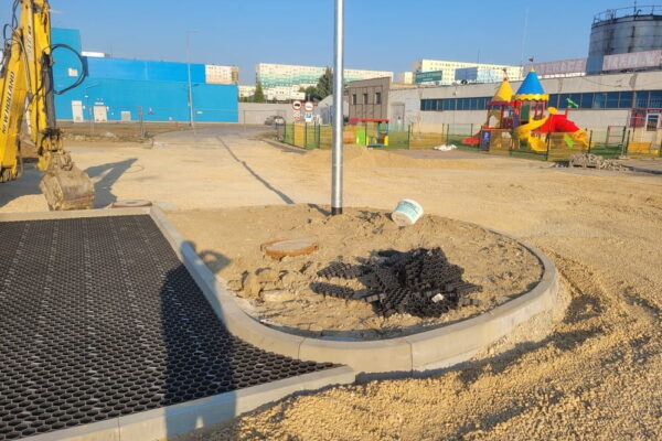 Projekt Przestrzeni przy sklepie - Ogrody Aurora Tarnów